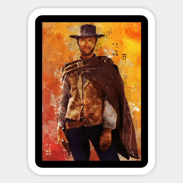 Clint Eastwood Sticker by Durro